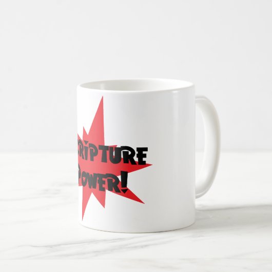 Scripture-Power Kaffeetasse (VorderseiteRechts)