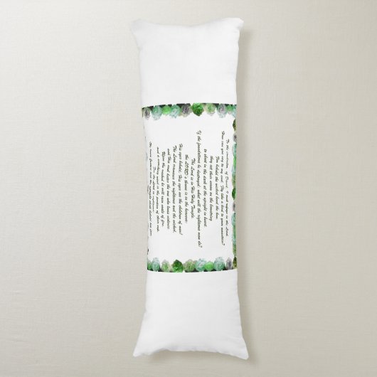 Scripture, Psalm 11, Bible Verse, Seitenschläferkissen (Vorderseite Vertikal)