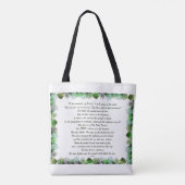 Scripture, Psalm 11, Bible Verse, Tasche (Rückseite)