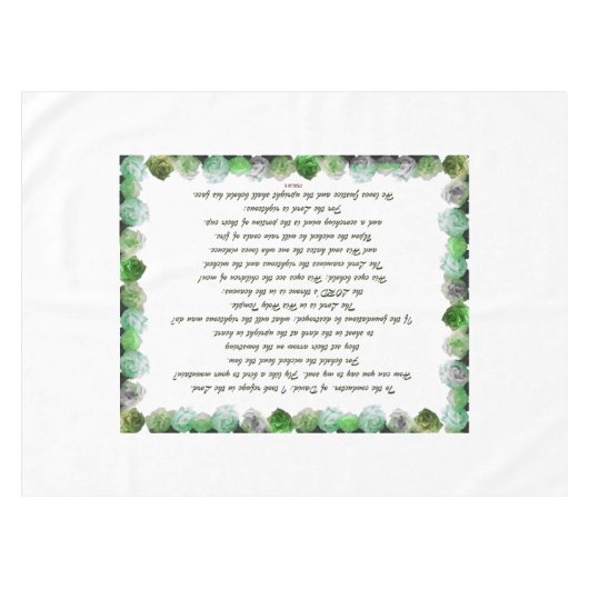 Scripture, Psalm 11, Bible Verse, Tischdecke (Vorderseite (Horizontal))