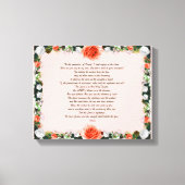 Scripture, Psalm 11, Botanic Leinwanddruck (Vorderseite)