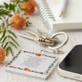 Scripture, Psalm 11, Botanic Schlüsselanhänger (Vorderseite rechts)