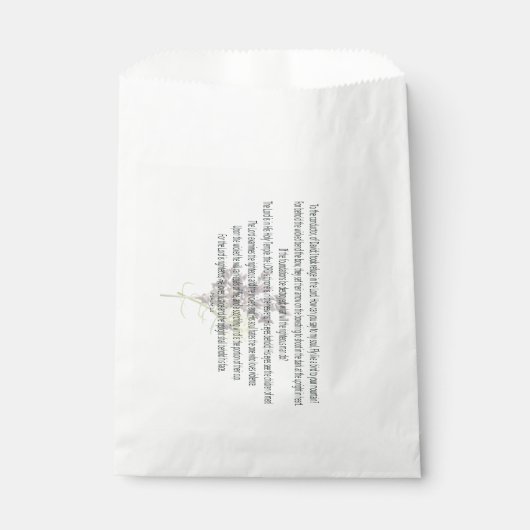 Scripture, Psalm 11, Geschenktütchen (Vorderseite)