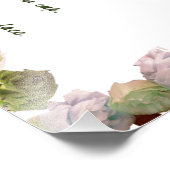 Scripture, Psalm 11, Green Gray Roses Fotodruck (Ecke)