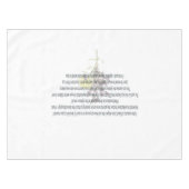 Scripture, Psalm 11, Tischdecke (Vorderseite (Horizontal))