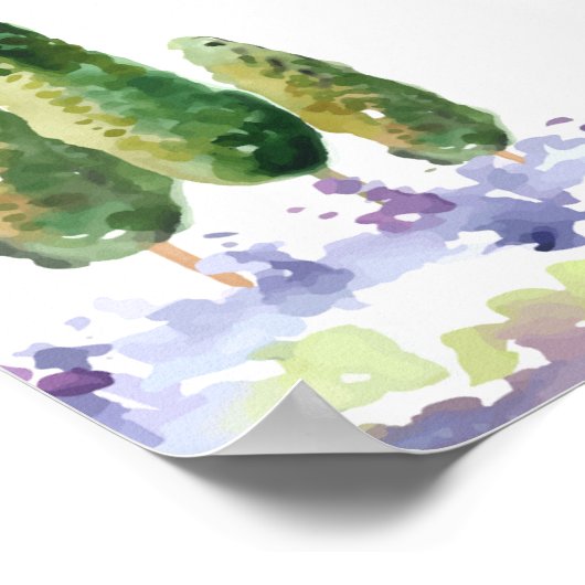 Scripture Psalm 25:1,ich legte My Trust Bluebird A Poster (Ecke)