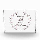 Scripture, Psalm 33, Full Kindness Fotoblock (Vorderseite)