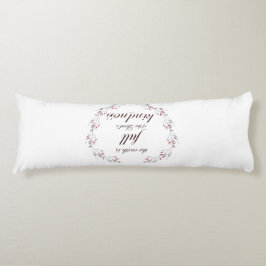 Scripture, Psalm 33, Full Kindness Seitenschläferkissen