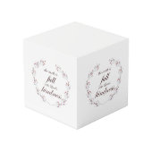 Scripture, Psalm 33, Full Kindness Würfel (Rückseite Schrägansicht)