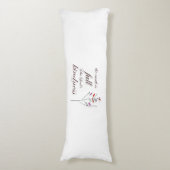 Scripture, Psalm 33, Kindness, Seitenschläferkissen (Vorderseite Vertikal)