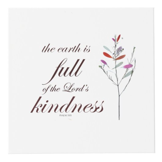 Scripture, Psalm 33, Kindness, Würfel (Rechts)