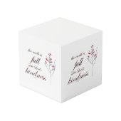 Scripture, Psalm 33, Kindness, Würfel (Rückseite Schrägansicht)