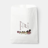 Scripture, Psalm 33, White and Pink Roses Geschenktütchen (Vorderseite)