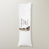 Scripture, Psalm 33, White and Pink Roses Seitenschläferkissen (Vorderseite Vertikal)