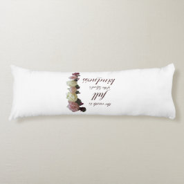 Scripture, Psalm 33, White and Pink Roses Seitenschläferkissen
