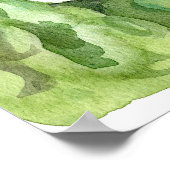 Scripture Song of Solomon White Poppies  Poster (Ecke)