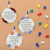 Scripture-Speicherverse Ornament Karte