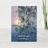 Scripture Sympathy Card Isaiah 26:3 Karte (Vorderseite)