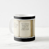 Scripture-Tasse Kaffeetasse (Vorderseite Links)