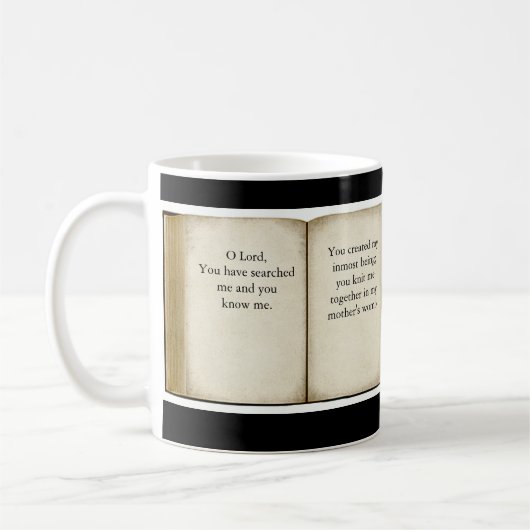 Scripture-Tasse Kaffeetasse (Links)