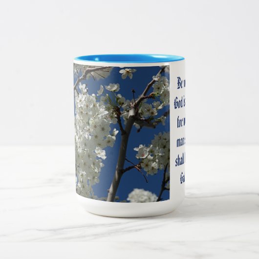 Scripture-Tasse Zweifarbige Tasse (Mittel)