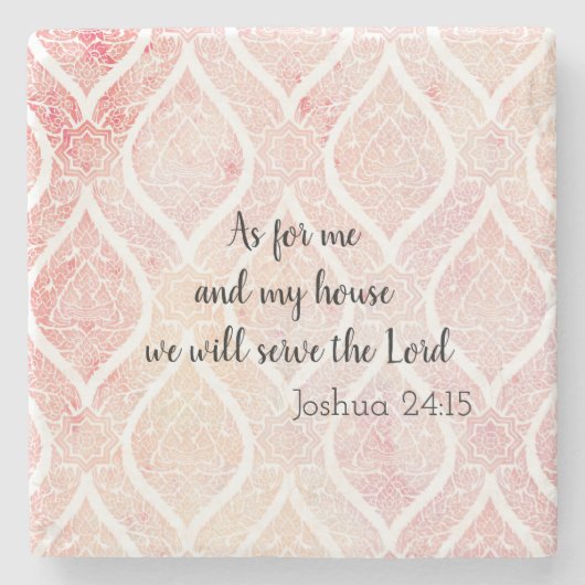 Scripture-Untersetzer Steinuntersetzer (Vorderseite)