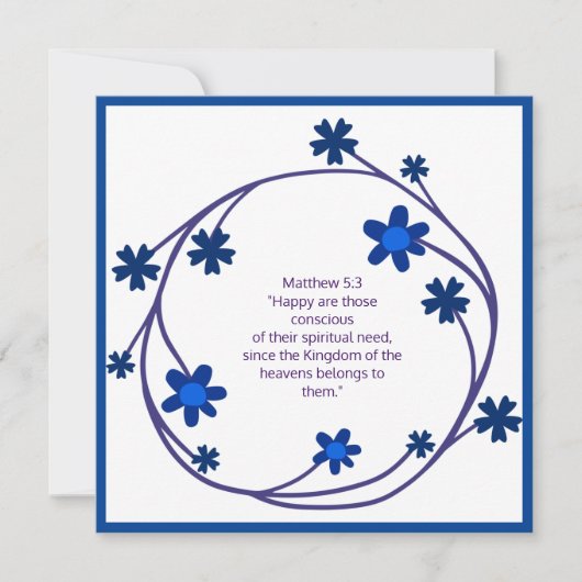 Scripture Verse Spirituelle Message Kingdom (Vorderseite)