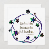 Scripture Verse Spirituelle Message Kingdom (Vorne/Hinten)