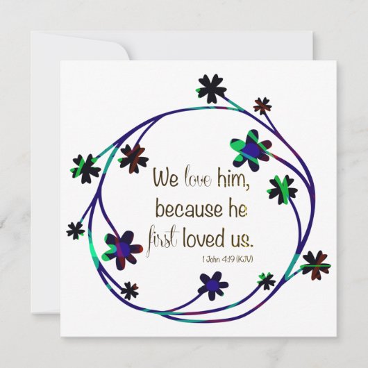 Scripture Verse Spirituelle Message Kingdom (Vorderseite)