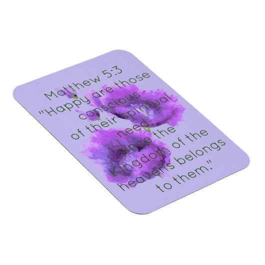 Scripture Verse Spirituelle Message Kingdom Magnet (Rechte Seite)