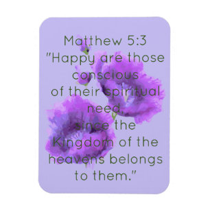 Scripture Verse Spirituelle Message Kingdom Magnet