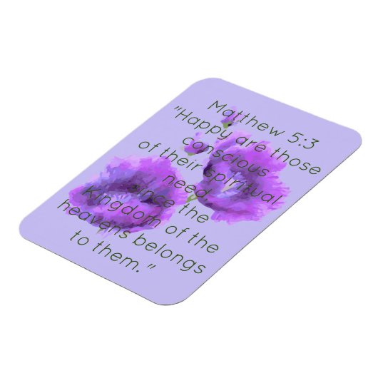 Scripture Verse Spirituelle Message Kingdom Magnet (Linke Seite)