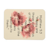 Scripture Verse Spirituelle Message Kingdom Magnet (Horizontal)