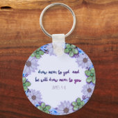 Scripture Verse Spirituelle Message Kingdom Schlüsselanhänger (Vorderseite)