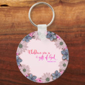 Scripture Verse Spirituelle Message Kingdom Schlüsselanhänger (Vorderseite)