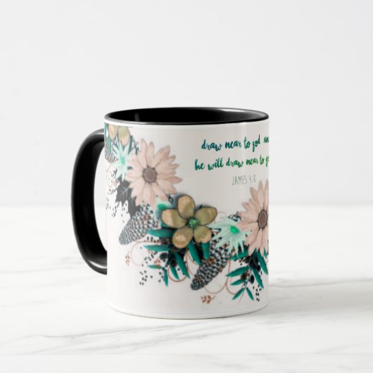 Scripture Verse Spirituelle Message Kingdom Tasse (Vorderseite Links)