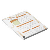 Scripture Verse Studie Notepad White Notizblock (angewinkelt)