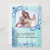 Scripture Wedding Einladungskarte, die ich gefunde Einladung (Rückseite)