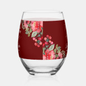 Scripture Wedding Glasses Weinglas Ohne Stiel (Rechts)