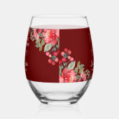 Scripture Wedding Glasses Weinglas Ohne Stiel (Links)