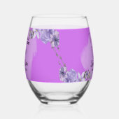 Scripture Wedding Glasses Weinglas Ohne Stiel (Rechts)