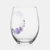 Scripture Wedding Glasses Weinglas Ohne Stiel (Rechts)