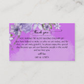 Scripture Wedding-Platzkarte Platzkarte (Vorderseite)