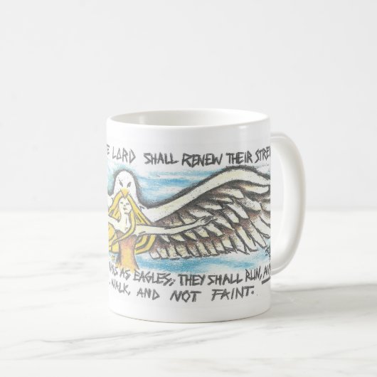 Scriptured offee Tasse (VorderseiteRechts)