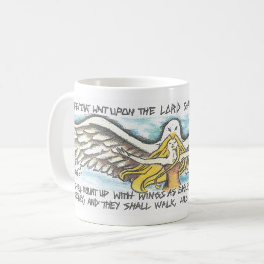 Scriptured offee Tasse (Vorderseite Links)