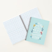 Scripturenheft, handwerklich gefertigt. Micah 6:8 Notizblock (Innenseite)