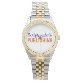 Scriptwriter Publishing Orange/Lila Watch Armbanduhr