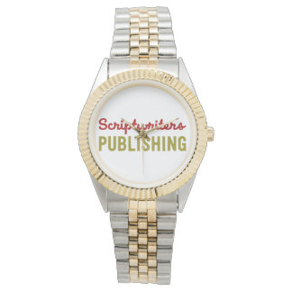 Scriptwriter Publishing Red/Gold Watch Armbanduhr