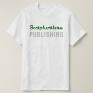 Scriptwriters, die Kelly/graue T veröffentlichen T-Shirt