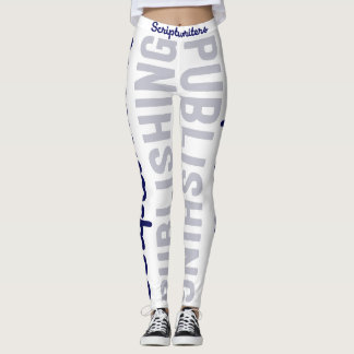 Scriptwriters, die Marine-Blau/graue Leggings